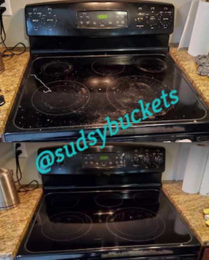 Before and After Stove Cleaning in Lithia, FL