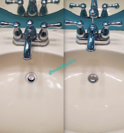 Newly Cleaned Bathroom Sink in Brandon, FL