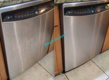 Dishwasher in Plant City FL Before and After Cleaning
