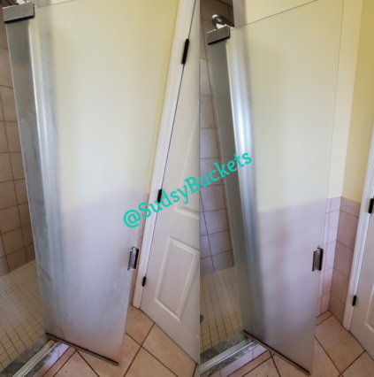 Bathroom Room in Valrico Home Before and After Soap Removal
