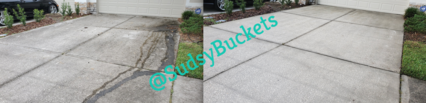 Valrico Home Before and After Pressure Washing